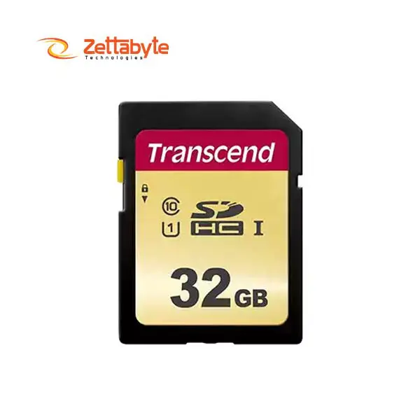 Transcend 500S 32GB SDXC/SDHC Reliable U1 V30 Memory Card