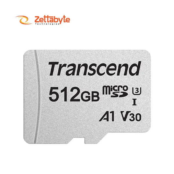 Transcend microSDXC/SDHC 300S 512GB High Speed UHS-I U3 Memory Card