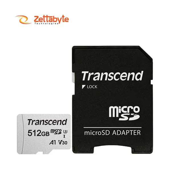 Transcend microSDXC/SDHC 300S Memory Card 128GB High-Speed Memory Card