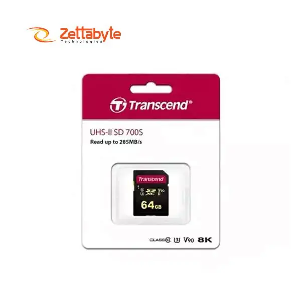 Transcend SDC700S 64GB SDXC Professional V90 Memory Card