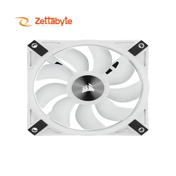 Corsair iCUE QL120 RGB 120mm PWM White Single Case Fan