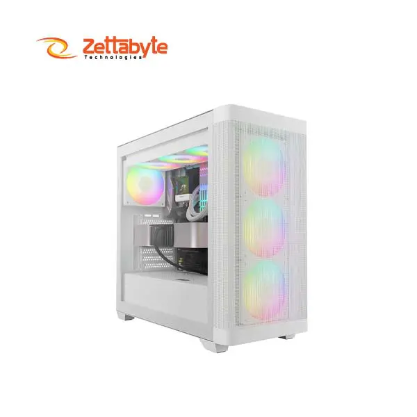 Gamdias Athena M3 WH High Airflow Mesh Mid Tower Gaming Case