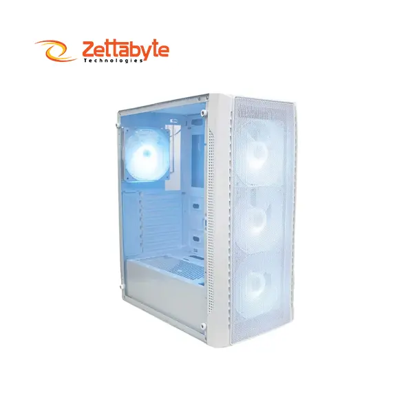 PC Power PG-200 Snow White Mid Tower Gaming Casing