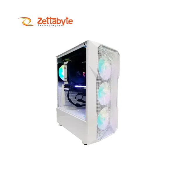 PC Power PG-GC2301 WH Mesh Mid Tower White Power Desktop Casing