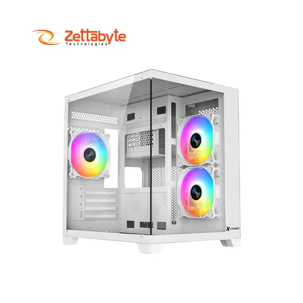 Xtreme S270W Mid Tower ATX White ARGB Gaming Casing