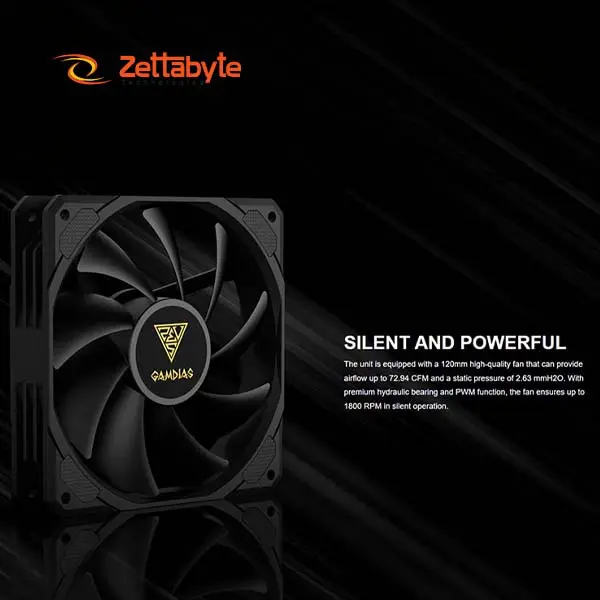 Gamdias BOREAS M2-51D High Performance 1800 RPM CPU Cooler