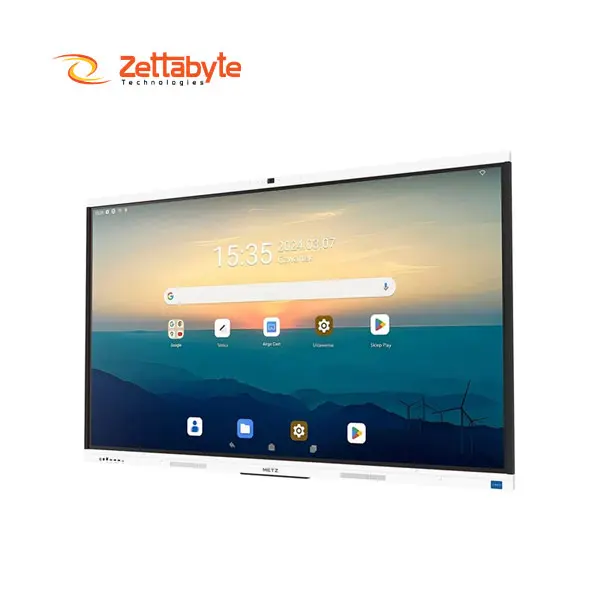 METZ S Series 86SG1 86 Inch Android Based Touch 4K UHD Interactive Flat Panel Display