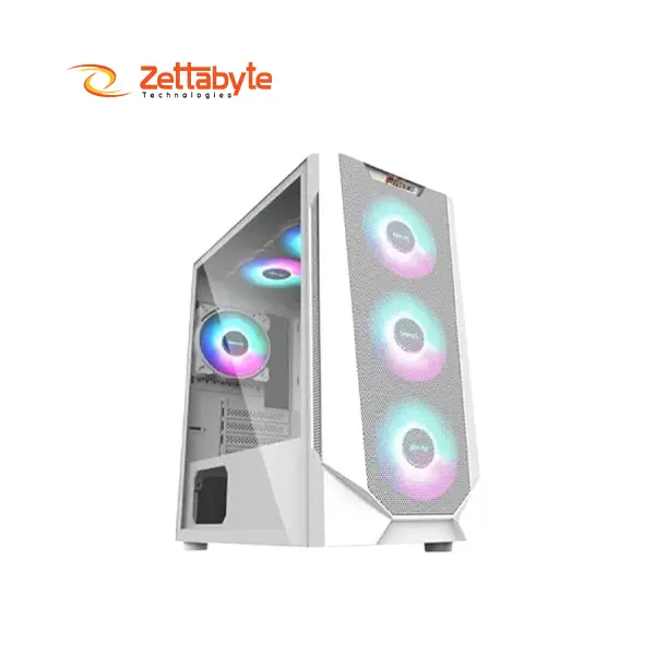 PC Power Panzer Mesh Mid Tower White ATX Gaming Case