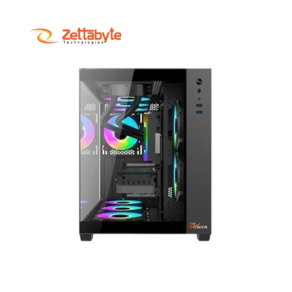 Pc Power PGH600 ICELAND ATX Black Gaming Case