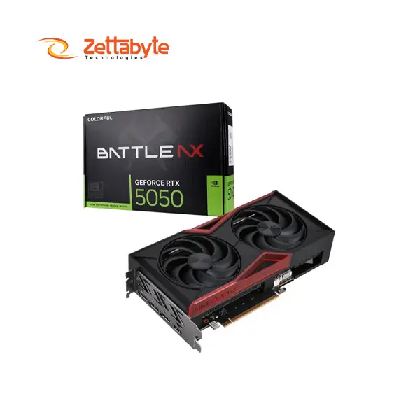 Colorful GeForce RTX 5050 Battle AX DUO 8GB-V 8GB GDDR6 Elite Graphics Card