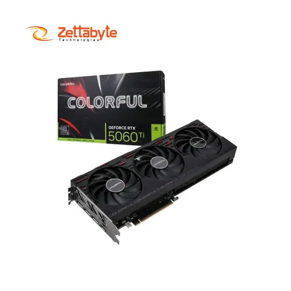 Colorful GeForce RTX 5060 Ti Gaming 16GB-V 4606 CUDA Cores Powerful Graphics Card