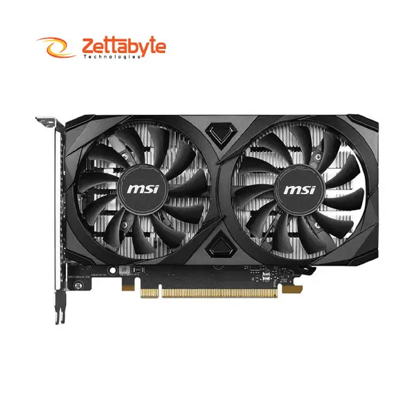 MSI GeForce RTX 3050 VENTUS 2X E 6G OC PCIe Gen4 High-Speed Graphics Card