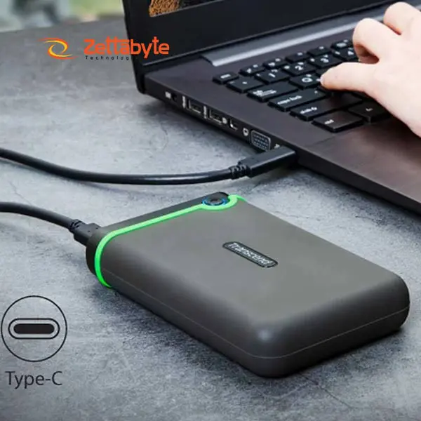 Transcend StoreJet 25M3C 2TB USB Type-C Shockproof HDD