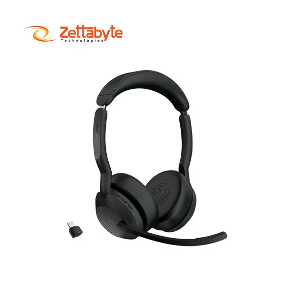 Jabra Evolve2 55 Link390c MS Stereo Bluetooth ANC Headphone