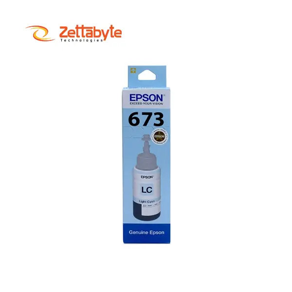 Epson T6735-673 Light Cyan Original Ink Bottle