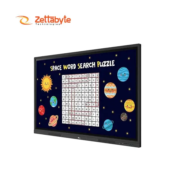 LG 75TR3DK-BG 75 Inch (8GB RAM, 64GB ROM) 4K UHD Touch Interactive Flat Panel Display