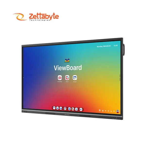 ViewSonic IFP7551 75 Inch (16GB RAM, 128GB ROM) 4K UHD Touch ViewBoard Interactive Flat Panel Display