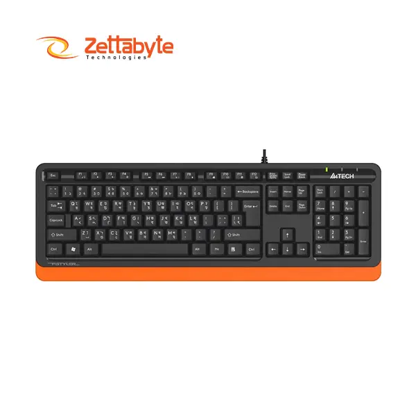 A4tech FK10 Fstyler Bangla Supported Orange Keyboard