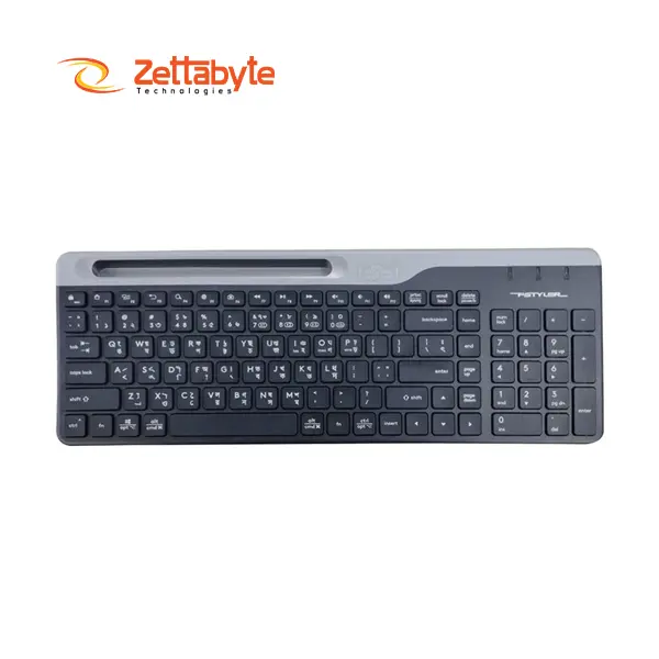 A4TECH FBK25 Fstyler Dual Mode Bluetooth Wireless Keyboard with Bangla