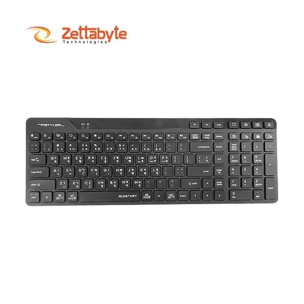 A4tech Fstyler FBK27C AS Dual Mode Rechargeable Keyboard with Bangla