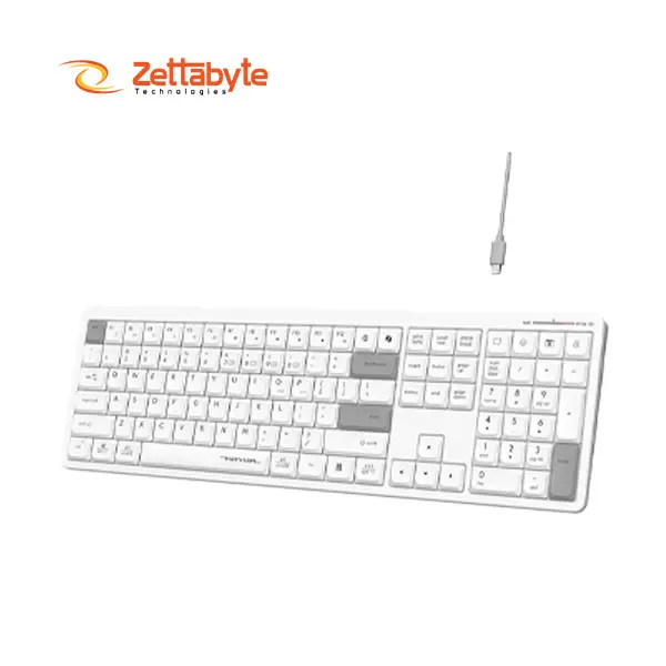 A4tech FSTYLER FBX55C Wireless White Dual Mode Keyboard