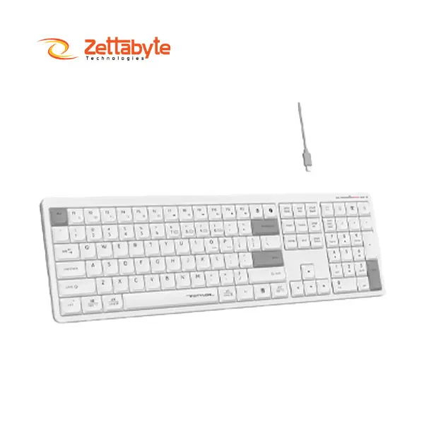 A4tech FSTYLER FBX55C Wireless White Dual Mode Keyboard