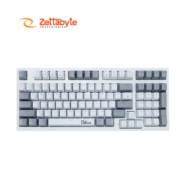 Pc Power K98 RGB White Wired Mechanical Gaming Keyboard