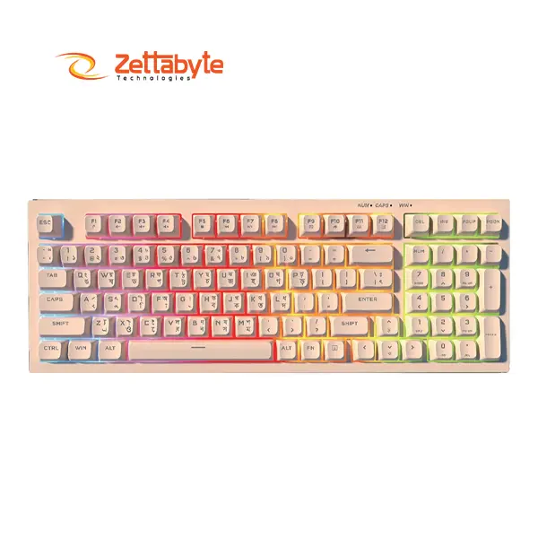 PC Power Silent-98 Wired Sunset Gaming Keyboard