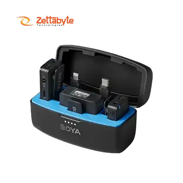 BOYA BOYAMIC All-in-One On-Board REC, 300m Range, 8GB Memory Wireless Mic