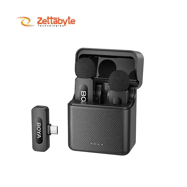 BOYA BY-V30 2.4 GHz Dual-Channel Wireless Microphone