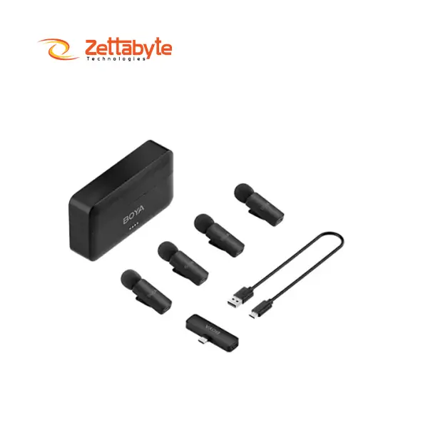 BOYA BY-V4U 4-Channel Mini Wireless Microphone