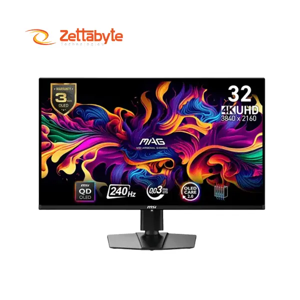 MSI MAG 321UPX QD-OLED 31.5" 4K UHD 240Hz Gaming Monitor