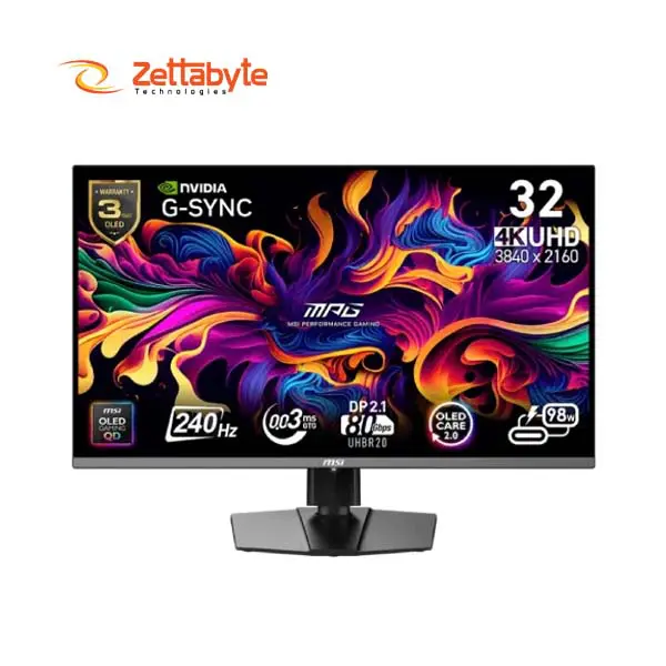 MPG 322URX QD-OLED Dual HDMI Powerful Gaming Monitor