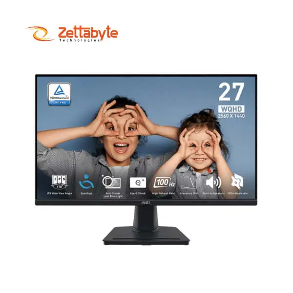 MSI PRO MP275Q 27 Inch WQHD 100Hz IPS Professional Monitor