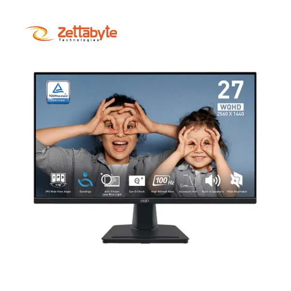 MSI PRO MP275Q 27 Inch WQHD 100Hz IPS Professional Monitor