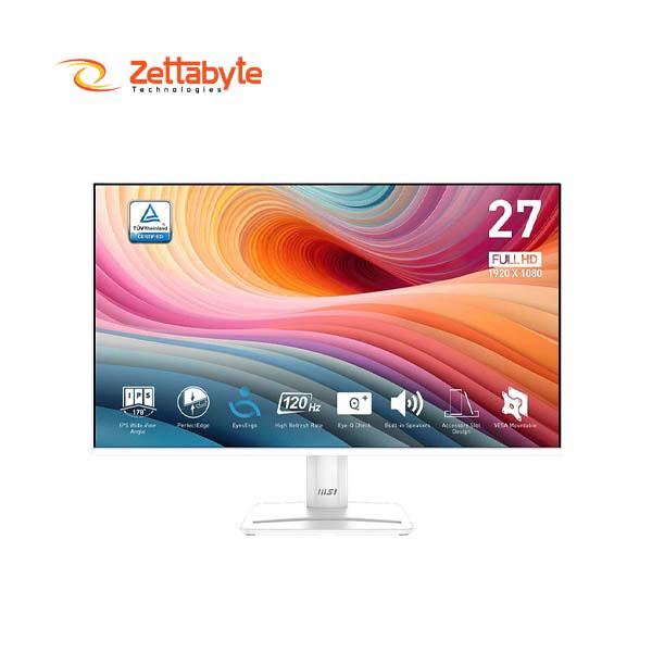 MSI Pro MP275W E2 FHD Frameless White Office Monitor