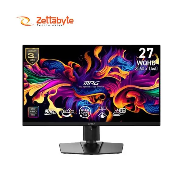 MSI MPG 271QR QD-OLED X50 500Hz Ultra Smooth Gaming Monitor