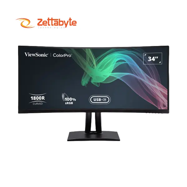 ViewSonic VP3481a ColorPro 34" QHD UltraWide Curved Monitor