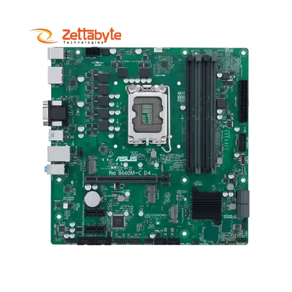 ASUS Pro B660M-C D4-CSM Powerful Intel B660 Chipset Motherboard
