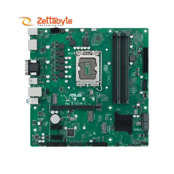 ASUS PRO B760M-C-CSM Robust High-Speed Connectivity Motherboard