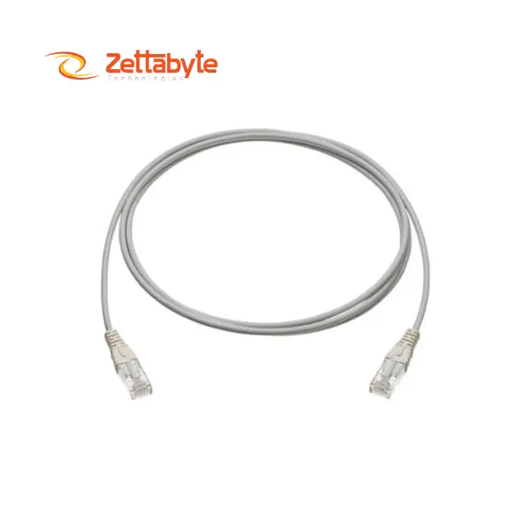 R&M CAT6 U/UTP 4P LSZH 1M Grey Network Patch Cable