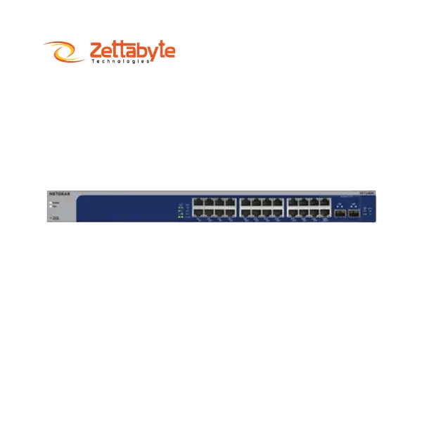 NETGEAR XS724EM 24-Port 10G/Multi-Gigabit Plus Managed Rackmount Switch