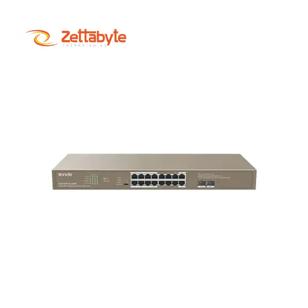 Tenda TEG1118P-16-250W 16-Port Gigabit Unmanaged PoE Switch