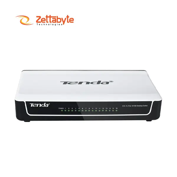 Tenda S16 16-Port 4k Capacity Ethernet Network Switch