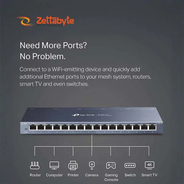 TP-Link TL-SG116 16 Port Gigabit High Speed Switch