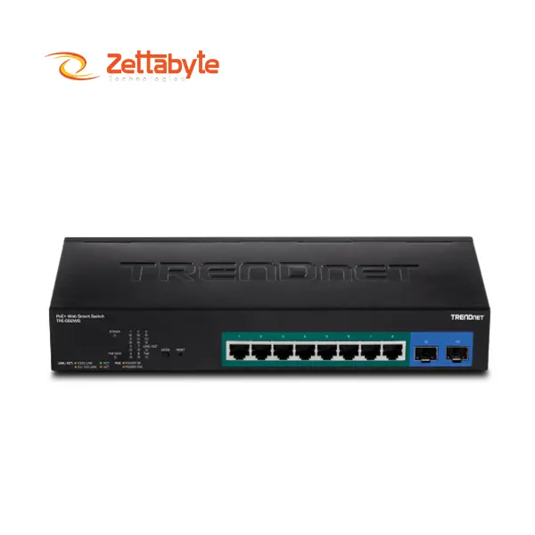 TRENDnet TPE-082WS 10-Port Gigabit Web Smart PoE+ Switch