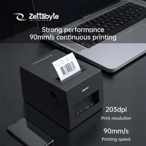 Deli E886BW USB and Bluetooth Versatile Printer