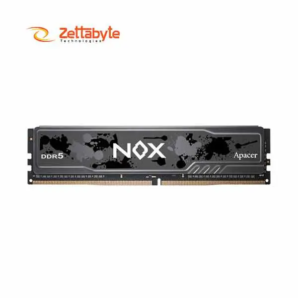 Apacer NOX 8GB DDR5 5200MHz Black Heatsink Desktop RAM