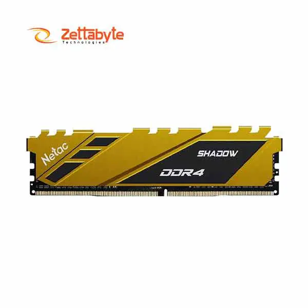 Netac Shadow 8GB DDR4 2666MHz Yellow Desktop RAM