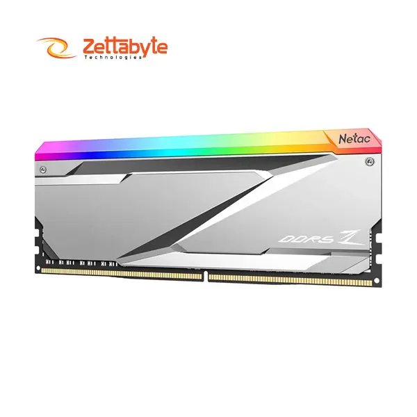 Netac Z RGB 16GB DDR5 6200MHz Silver Heatsink Desktop RAM